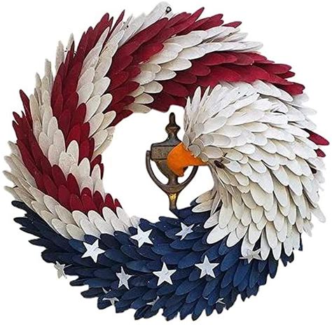 flag wreaths for front door|Amazon.com: Flag Wreath.